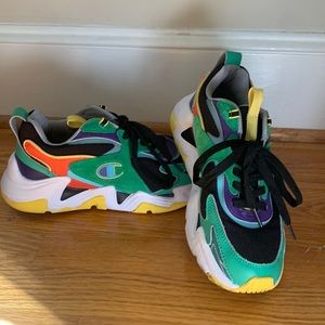 Colorful champion sneakers
